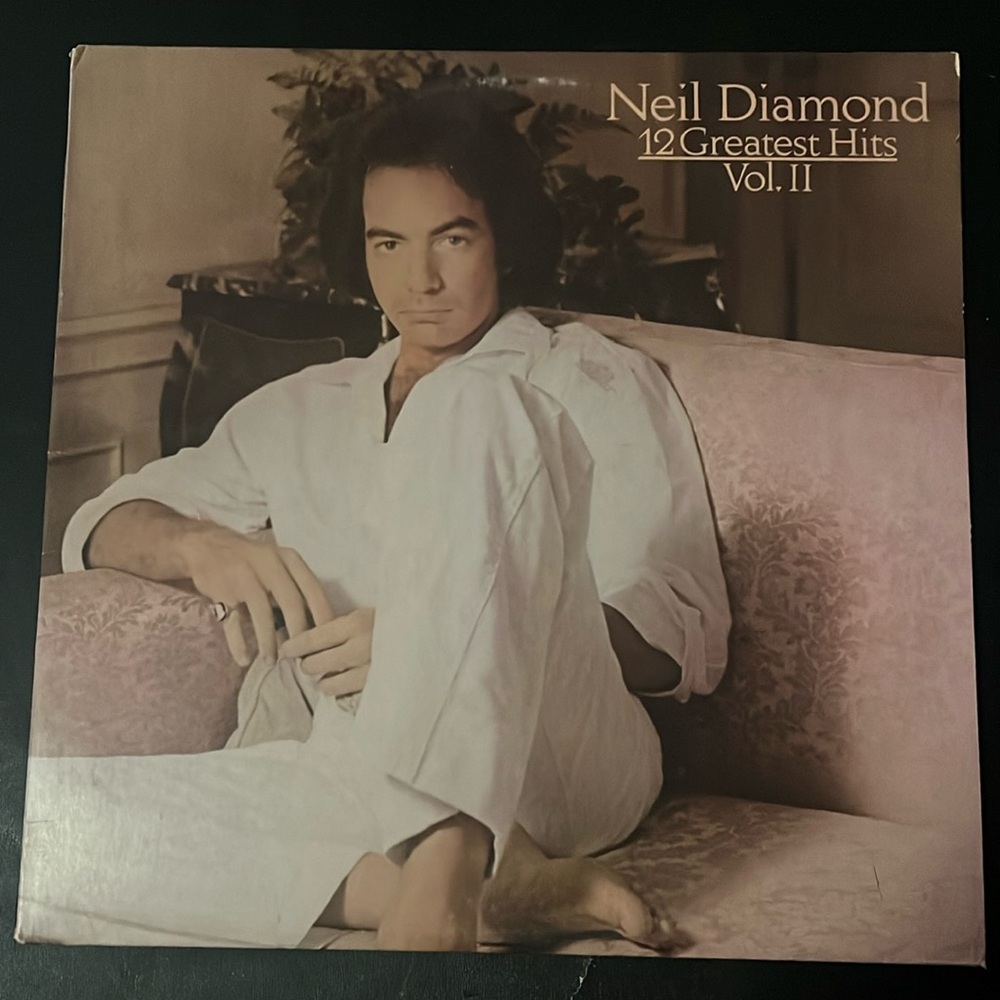 Vintage Neil Diamond 12 Greatest Hits Vol. II Columbia TC 38068 Vinyl Record LP
